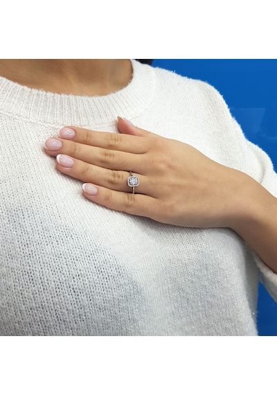 Lova 0,28 Karat Baget Pırlanta Yüzük - 1020397