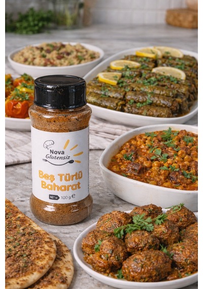 Glutensiz Beş Türlü Baharat 100 G Köfte, Et Ve Dolma İçin