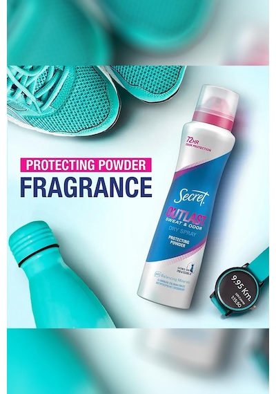Secret Outlast Protecting Powder Antiperspirant Kuru Sprey Deodorant 116gr