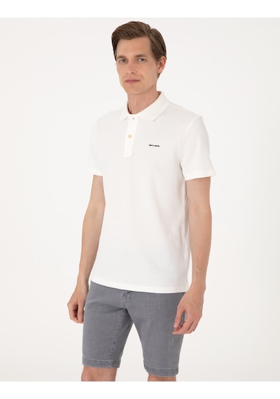 Pierre Cardin Erkek Ekru Tişört 50309946-vr019 Ekru