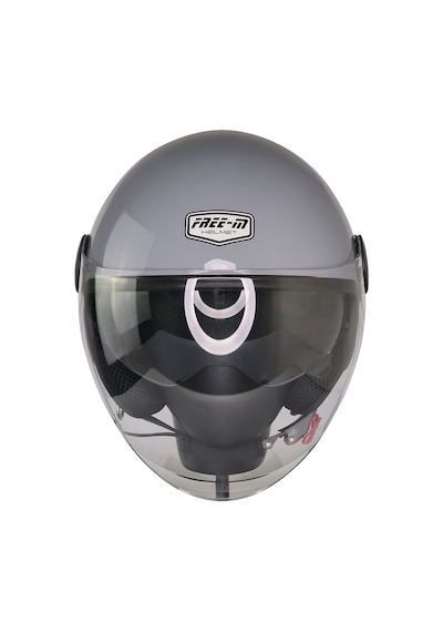 Fr-612 Nardo Gri Yarım Kask Güneş Vizörlü