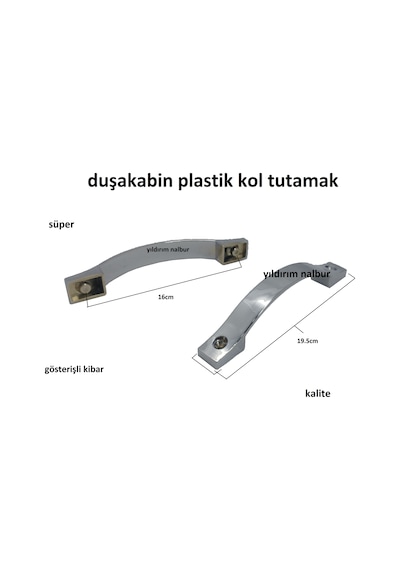 Duşakabin Kulp Duşa Kabin Kolu Tutamak Plastik