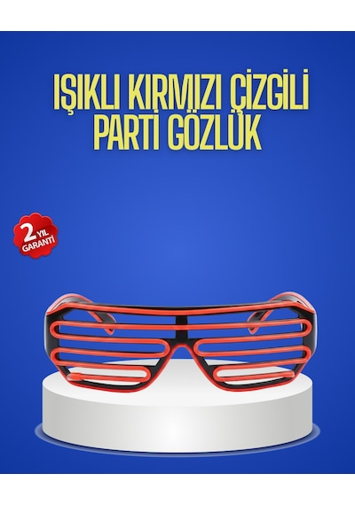 Cosmotex Gece Organizasyonları İçin Renkli Led Gözlük