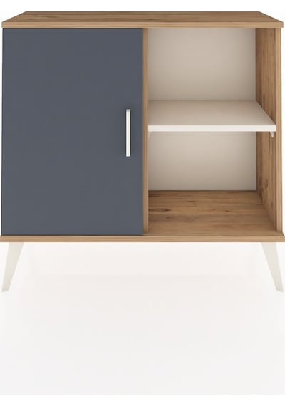 Arges Şifonyer 2 Raflı Tek Kapaklı 88x30x80 Çam-antrasit/aytaşı Antrasit/aytaşı Arges Şifonyer 2 Raflı Tek Kapaklı 88x30x80 Çam-antrasit/aytaşı Antrasit/aytaşı