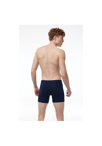 Malabadi Erkek Lacivert 4 Lü Premium Collection Modal Uzun Boxer 4m250 Lacivert