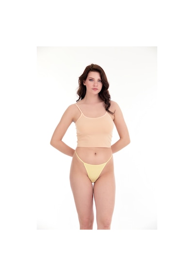 Sensu Kadın Ipli Brazilian Tanga 7'li Külot Set Karışık Renkler Kts3022 Model-5 Model5