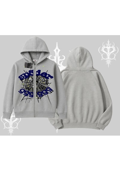 Startmore Beyaz Hırka Sweatshirt Sp55der Gri