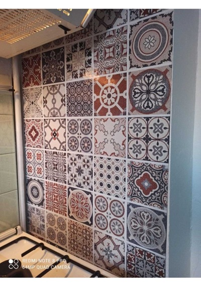 İbm8860 Mutfak Tezgah Arası Kendinden Yapışkanlı Folyo Kaplama Eskitme Taş Desen 60cmx100cm