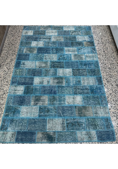 Hoom Rugs Kırkyama 178 Capri Breeze El Dokuma Kilim Mavi