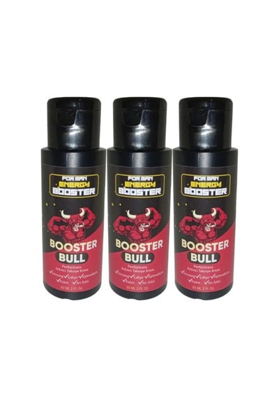 Süper Booster Bull 3 Adet Erkeklere Özel Kremi 60 Ml - 3 Adet 60 Ml