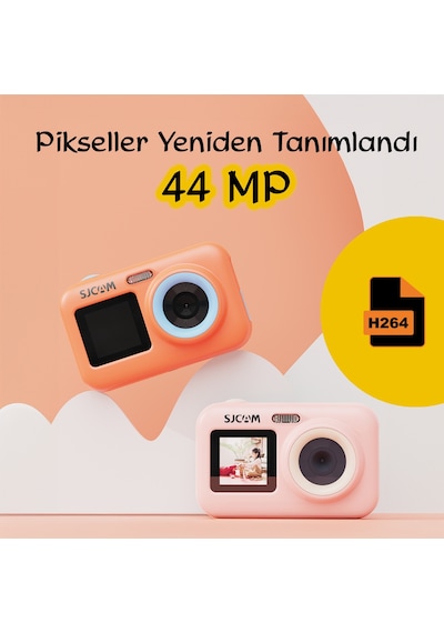 Sjcam Funcam+ Dual FHD 44 Mp Çocuklar İçin Fotoğraf Makinesi