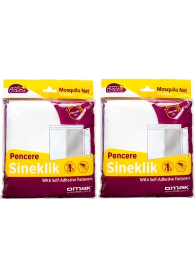 2 Adet 150x100 Cm Pencere Sinekliği Tül Sineklik Perde 2 Adet 150x100 Cm Pencere Sinekliği Tül Sineklik Perde
