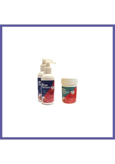 Bezos Hintohu Tüy Dökücü Azaltıcı Rus Merhemi 150 Ml 2 Adet + Genital Bölge Merhemi 50 Ml 1 Adet Nıda
