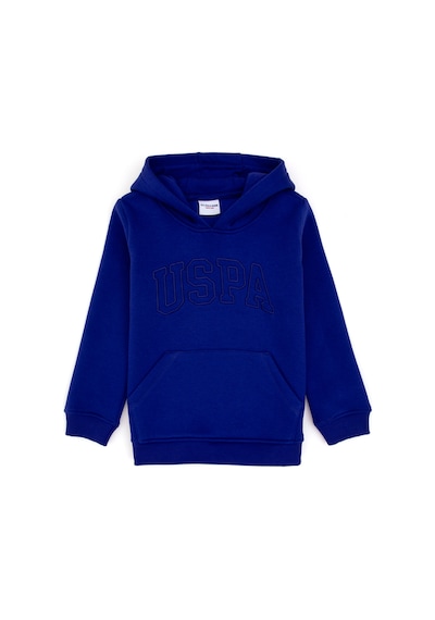 U.S. Polo Assn. Kız Çocuk Mor Basic Kapüşonlu Şardonlu Basic Sweatshirt 50314311-VR038