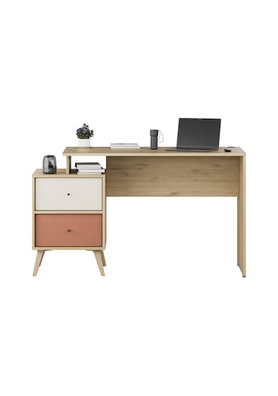 Adore Mobilya Terra 2 Çekmeceli Çalışma Masası-florida Meşe/Karışık Renk 129 x 75 x 55 CM Adore Mobilya Terra 2 Çekmeceli Çalışma Masası-florida Meşe/Karışık Renk 129 x 75 x 55 CM