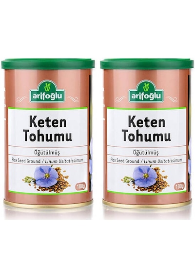 Arifoğlu Öğütülmüş Keten Tohumu Teneke 2 x 100 G
