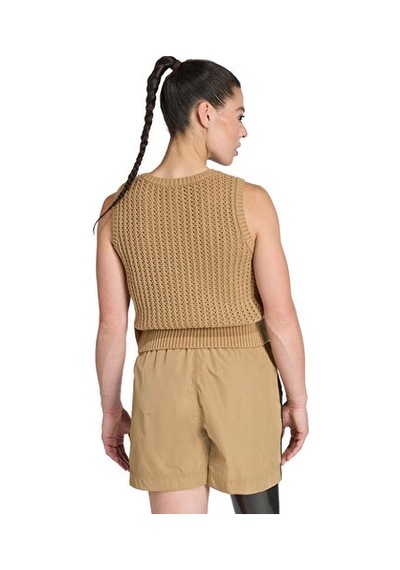Adidas Knitted Vest Kadın Günlük Yelek Jw4994 Kahverengi Kahverengi