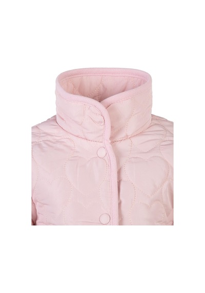 Civil Baby Kalp Desen Yakalı 6-18 Ay Mont - Pembe Pudra Pembesi