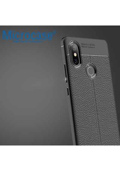 Microcase Xiaomi Mi 8 Leather Tpu Silikon Kilif + Tempered Cam 272912456 - Seçenek / Cam Koruma-Cam Istemiyorum