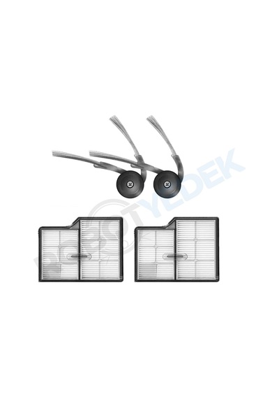 Roborock Saros 10 Uyumlu Hepa Filtre Ve Yan Fırça-4 Parça