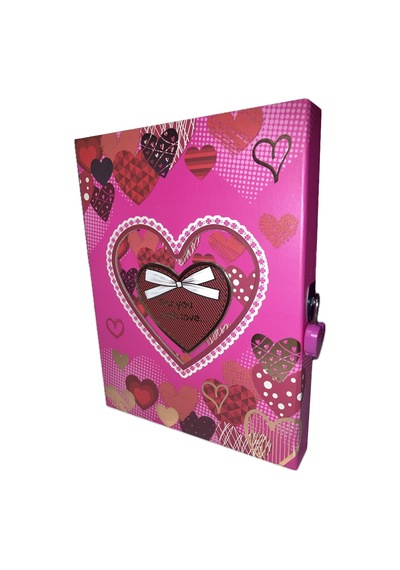 Bafix Hatıra Defteri Kilitli 16.8x21.8 Bj-1829 Çok Renkli