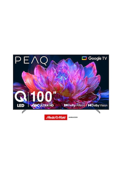 Peaq 100Q80 100" 254 Ekran Google 4K Ultra HD QLED TV
