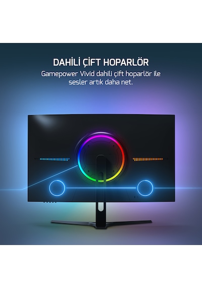 Gamepower Vivid V60 27" Curved 240hz 0.5ms Va Gaming Monitör