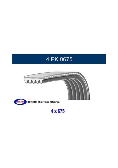 GMB 4PK0675 Kanallı Kayış Getz