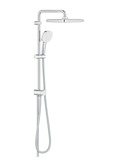 Grohe Tempesta System 250 Cube Duvar Bağlantılı, Divertörlü Duş Sistemi - 26977001 Gümüş