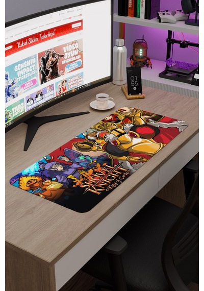 Shovel Knight Kaymaz Dikişli Kauçuk Oyuncu Mousepad V3 - 70x30 Xl Gaming Mouse Pad Fare Altlığı