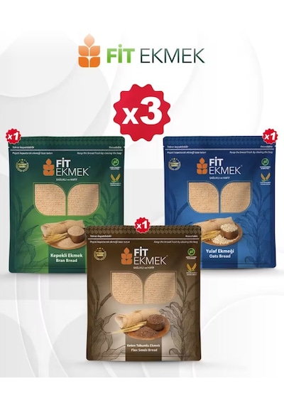Fit Kepekli, Yulaflive Keten Tohumlu Lavaş Ekmeği 300gr