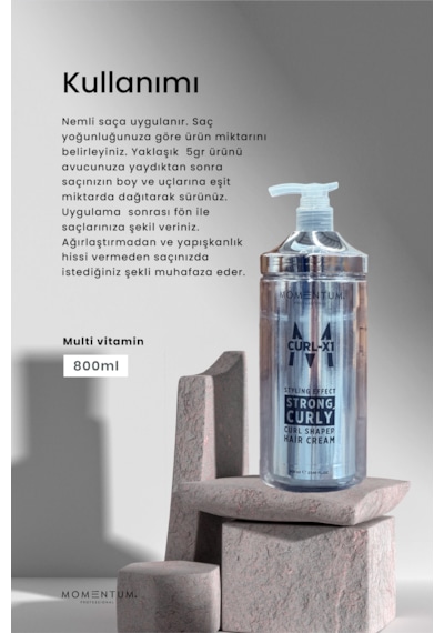 Momentum Curl-X1 Bukle Belirginleştirici Krem 800 ML