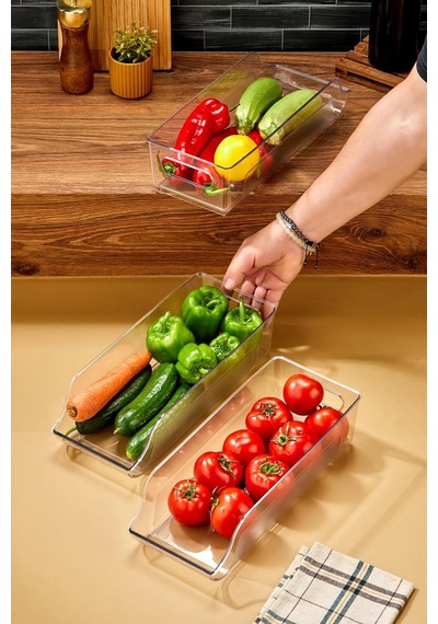 Buzdolabı Ve Dolap İçi Düzenleyici Organizer Seti 3'lü, Can.po.09 Diğer