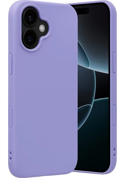Newface Apple İphone 17 Nano İçi Kadife Silikon - Lila
