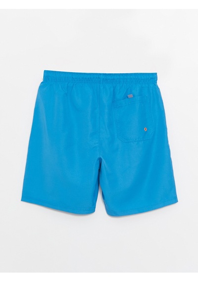 Lcwaıkıkı Classic Mavi Kısa Boy Basic Erkek Deniz Şortu