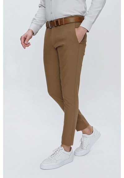 Efor P 1077 Slim Fit Camel Spor Pantolon Camel