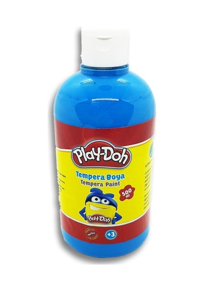 Tempera Boya 500 Ml. Mavi Renk Karışık Çok Renkli
