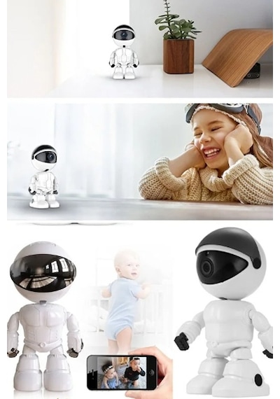 Robot Görünümlü Wi-fi Bebek Kamerası