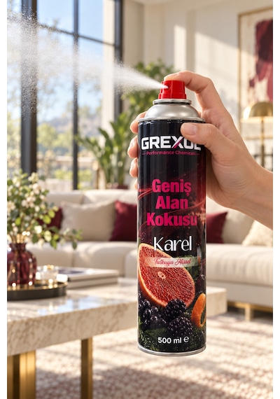 Vivanni Home Karel Ev Ofis Mağaza Oda Kokusu 500 Ml Kötü Kokuları Nötralize Eden Geniş Alan Spreyi Meyveli
