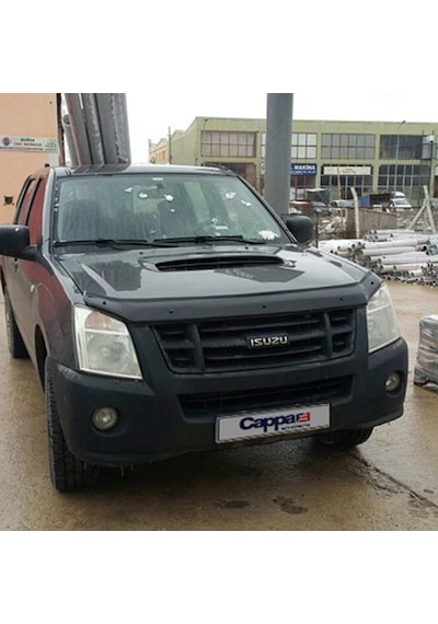 Cappafe Isuzu D-Max Ön Kaput Koruyucu Rüzgarlık 4Mm Abs 2006-1