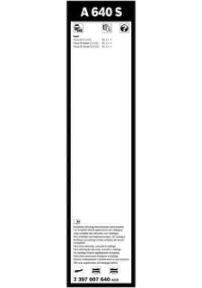 ON SILECEK SUPURGESI 725 - 725 TAKIM FOCUS 11- - Bosch  3397007640