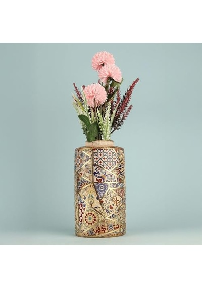 Ayrex Debut Handmade Seramik Vazo / El Yapımı, Canlı Renkli, Dekoratif Aksesuar / 11-30 Cm Yükseklik / Modern Ve Kla Genel