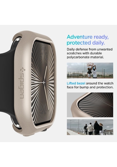 Apple Watch 42mm Seri 11/10 İle Uyumlu Kılıf Thin Fit Starlight - Acs08590 Çok Renkli
