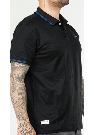 Nike Ef-4522 Erkek Polyester Mesh Polo Yaka T-shirt Siyah