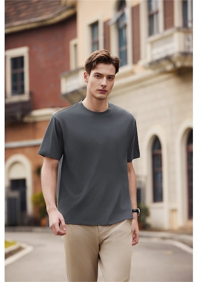 New Performance Premium Basic T-shirt %61,7 Pamuk %34,7 Polyester %3,6 Dut İpeği Demir Grisi