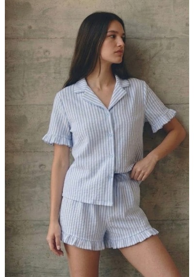 Norcia Sports Kadın V Yaka Comfort Fit Mavi Pijama Takımı Çok Renkli - 929322787 Çok Renkli - 929322787 Çok Renkli Norcia Sports Kadın V Yaka Comfort Fit Mavi Pijama Takımı Çok Renkli - 929322787 Çok Renkli - 929322787 Çok Renkli