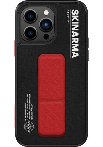 Apple Uyumlu iPhone 14 Pro Max Kılıf Skinarma Standlı Deri Görünümlü Gyo Kapak