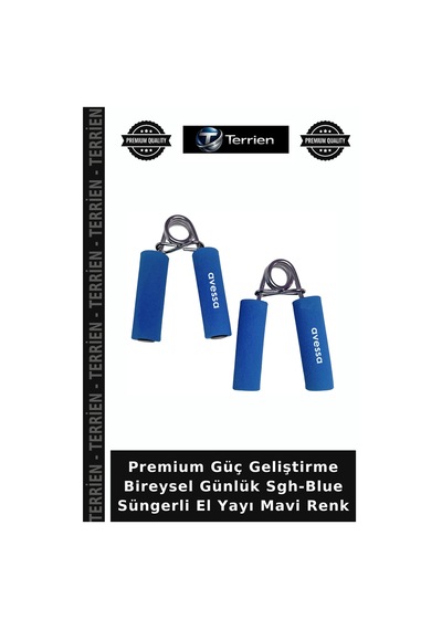 Premium Güç Geliştirme Bireysel Günlük Sgh-blue Süngerli El Yayı Mavi Renk Belirtilmemiş