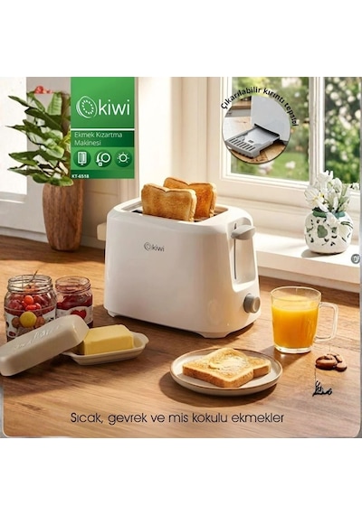 Kiwi KT-6518 2 Dilim Ekmek Kızartma Makinesi