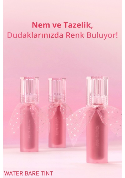 Peripera Doğal Tonlarda Uzun Süre Kalıcı Işıltılı Tint Perıpera Water Bare Tint 16 Cute Pink